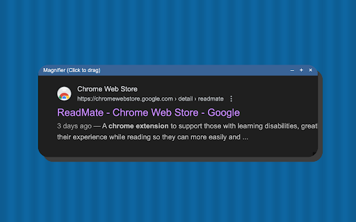 ReadMate  from Chrome web store to be run with OffiDocs Chromium online