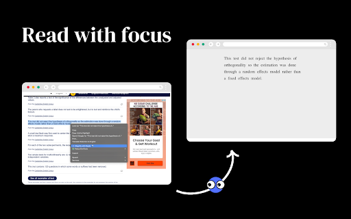 Reado  from Chrome web store to be run with OffiDocs Chromium online