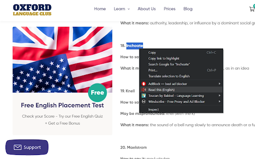 Read selected text from Chrome web store to be run with OffiDocs Chromium online Read selected text from Chrome web store to be run with OffiDocs Chromium online