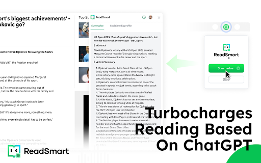 ReadSmart  from Chrome web store to be run with OffiDocs Chromium online
