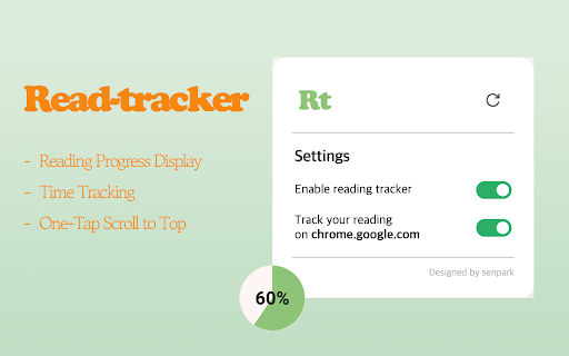 Read tracker  from Chrome web store to be run with OffiDocs Chromium online