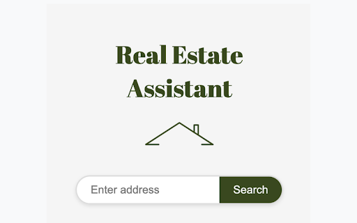 Real Estate Assistant  from Chrome web store to be run with OffiDocs Chromium online