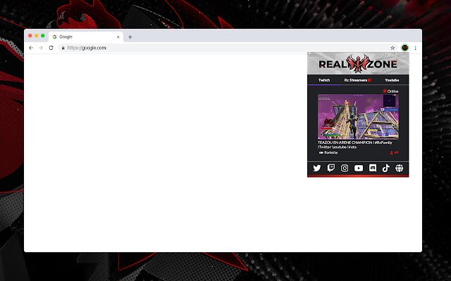 Reality Zone da Chrome Web Store será executado com OffiDocs Chromium online