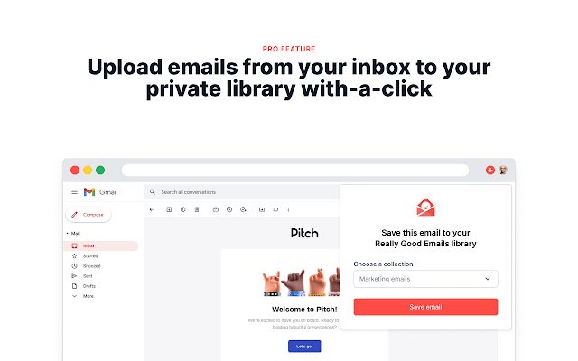 Really Good Emails / Capture!  from Chrome web store to be run with OffiDocs Chromium online