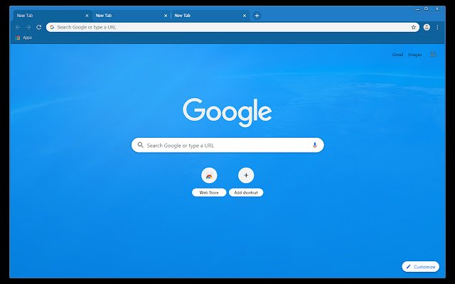 آبی ساده واقعی از فروشگاه وب کروم برای اجرا با OffiDocs Chromium به صورت آنلاین