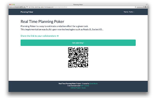 Real Time Planning Poker من متجر Chrome الإلكتروني ليتم تشغيله باستخدام OffiDocs Chromium عبر الإنترنت