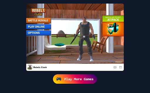 Rebels Clash Game Dominate the Arena in Intense Online Battles!  from Chrome web store to be run with OffiDocs Chromium online