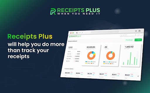 Receipts Plus Chrome Extension  from Chrome web store to be run with OffiDocs Chromium online