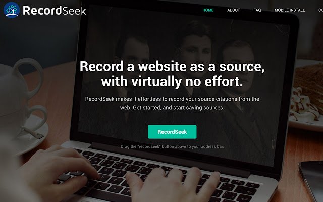 RecordSeek mula sa Chrome web store na tatakbo sa OffiDocs Chromium online
