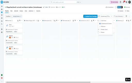 Recruitee Pipeline Filter  from Chrome web store to be run with OffiDocs Chromium online