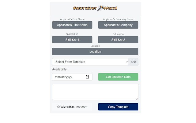 Recruiter Wand із веб-магазину Chrome для запуску з OffiDocs Chromium онлайн