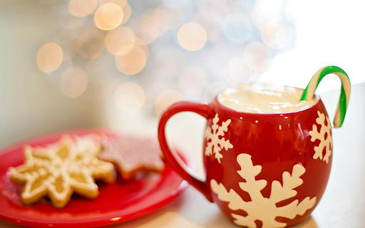 Red and White Ceramic Mug Near Plate  from Chrome web store to be run with OffiDocs Chromium online