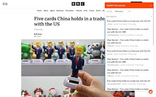 Reddit Anywhere  from Chrome web store to be run with OffiDocs Chromium online