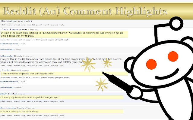 Reddit (Au) ຄໍາຄິດເຫັນຈຸດເດັ່ນຈາກຮ້ານເວັບ Chrome ທີ່ຈະດໍາເນີນການກັບ OffiDocs Chromium ອອນໄລນ໌
