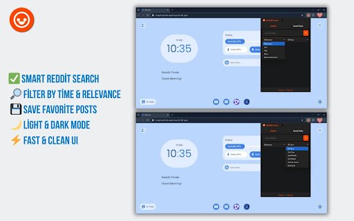 Reddit Finder  from Chrome web store to be run with OffiDocs Chromium online