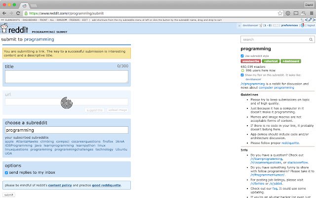 Reddit >Chrome 웹 스토어의 Imgur Uploader가 OffiDocs Chromium 온라인과 함께 실행됩니다.