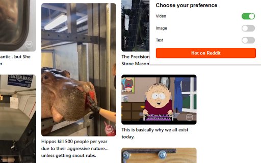Reddit Media Filter  from Chrome web store to be run with OffiDocs Chromium online