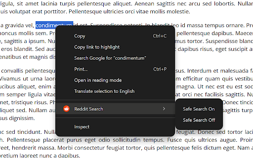 Reddit Search  from Chrome web store to be run with OffiDocs Chromium online