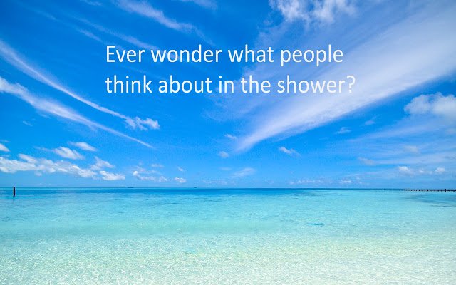 Reddit Shower Thoughts แท็บใหม่จาก Chrome เว็บสโตร์ที่จะรันด้วย OffiDocs Chromium ออนไลน์