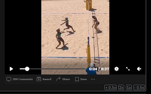 Reddit Video Speed Controls  from Chrome web store to be run with OffiDocs Chromium online