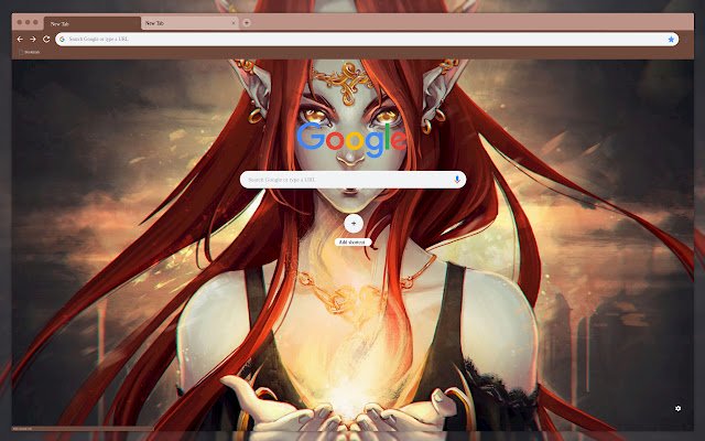 Red hair  from Chrome web store to be run with OffiDocs Chromium online