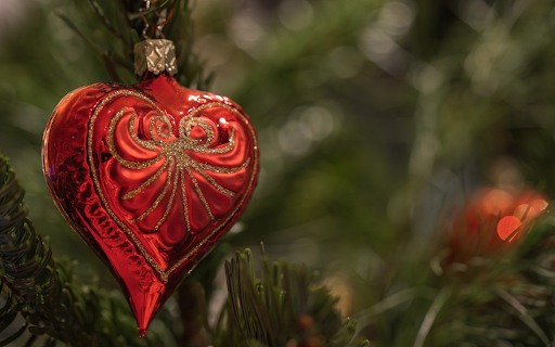 Red heart  from Chrome web store to be run with OffiDocs Chromium online