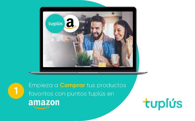 Redime en Amazon.com con puntos tuplús  from Chrome web store to be run with OffiDocs Chromium online