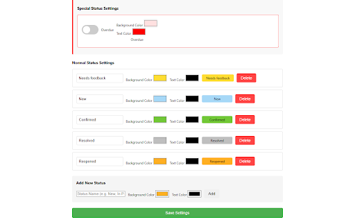 Redmine Styler – Customize Status Colors  from Chrome web store to be run with OffiDocs Chromium online
