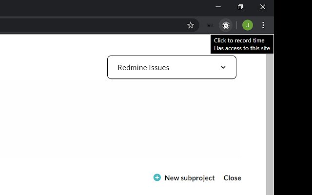 RedmineTimer من متجر Chrome الإلكتروني ليتم تشغيله مع OffiDocs Chromium عبر الإنترنت