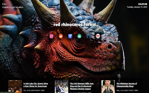 red rhinoceros  from Chrome web store to be run with OffiDocs Chromium online