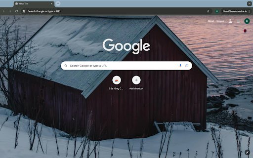 Red snow house and lake  from Chrome web store to be run with OffiDocs Chromium online