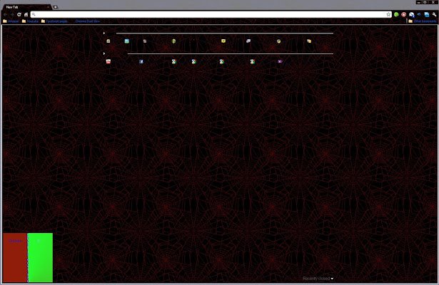 Red Spider Web Theme  from Chrome web store to be run with OffiDocs Chromium online
