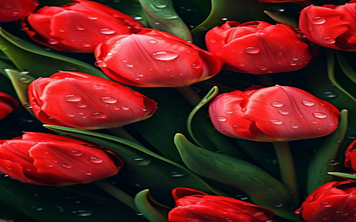 red tulips wallpaper  from Chrome web store to be run with OffiDocs Chromium online