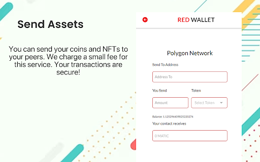 Red Wallet  from Chrome web store to be run with OffiDocs Chromium online