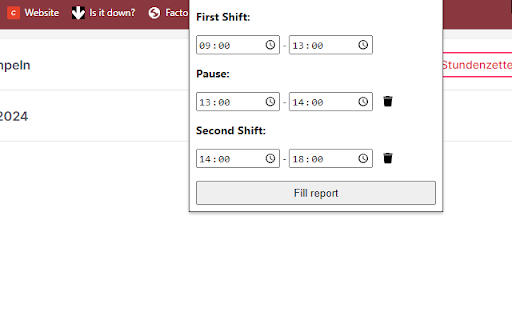 Refactorial  from Chrome web store to be run with OffiDocs Chromium online