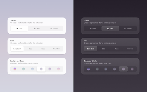 Reflect New Tab  from Chrome web store to be run with OffiDocs Chromium online
