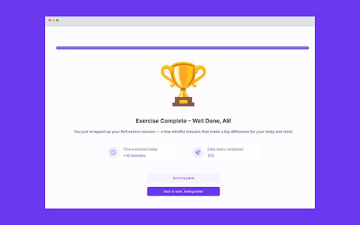 Refreshino  from Chrome web store to be run with OffiDocs Chromium online