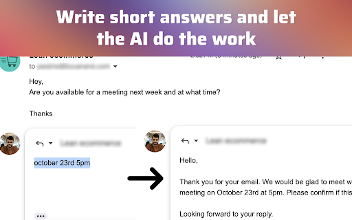 Re:GPT — AI Powered Email Assistant  from Chrome web store to be run with OffiDocs Chromium online