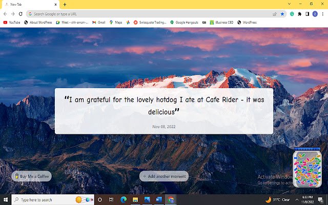 Regratful jar de Chrome web store para ejecutarse con OffiDocs Chromium en línea