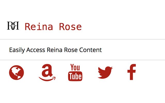 Chrome ウェブストアの Reina Rose が OffiDocs Chromium オンラインで実行される