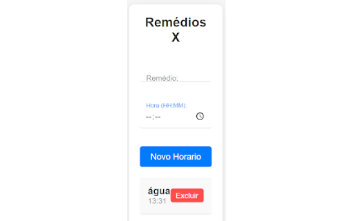 Remédio alerta from Chrome web store to be run with OffiDocs Chromium online Remédio alerta from Chrome web store to be run with OffiDocs Chromium online
