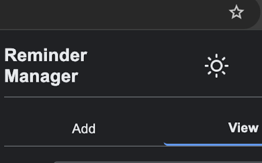 Reminder Manager  from Chrome web store to be run with OffiDocs Chromium online