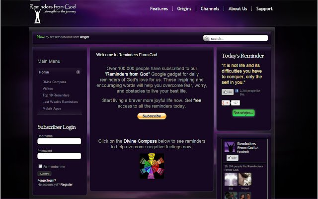 Reminders From God  from Chrome web store to be run with OffiDocs Chromium online