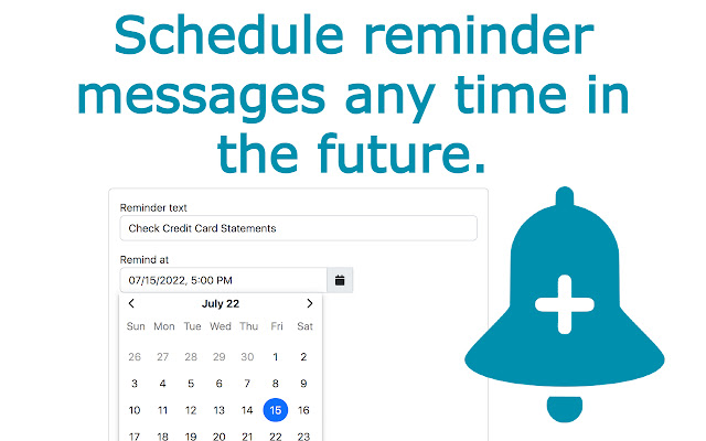 Reminders Plus из интернет-магазина Chrome будет работать с OffiDocs Chromium онлайн