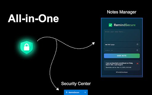RemindSecure Anti Phishing  from Chrome web store to be run with OffiDocs Chromium online