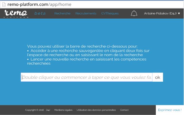 La plate-forme Remo de la boutique en ligne Chrome doit être exécutée avec OffiDocs Chromium en ligne