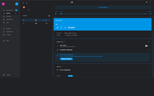 remoteit izi  from Chrome web store to be run with OffiDocs Chromium online