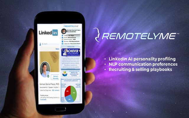 RemotelyMe AI Prospect Profiler از فروشگاه وب کروم با OffiDocs Chromium به صورت آنلاین اجرا می شود