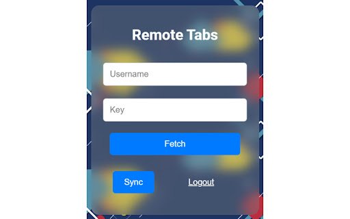 Remote Tabs  from Chrome web store to be run with OffiDocs Chromium online
