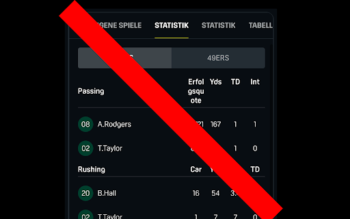 Remove DAZN Stats  from Chrome web store to be run with OffiDocs Chromium online